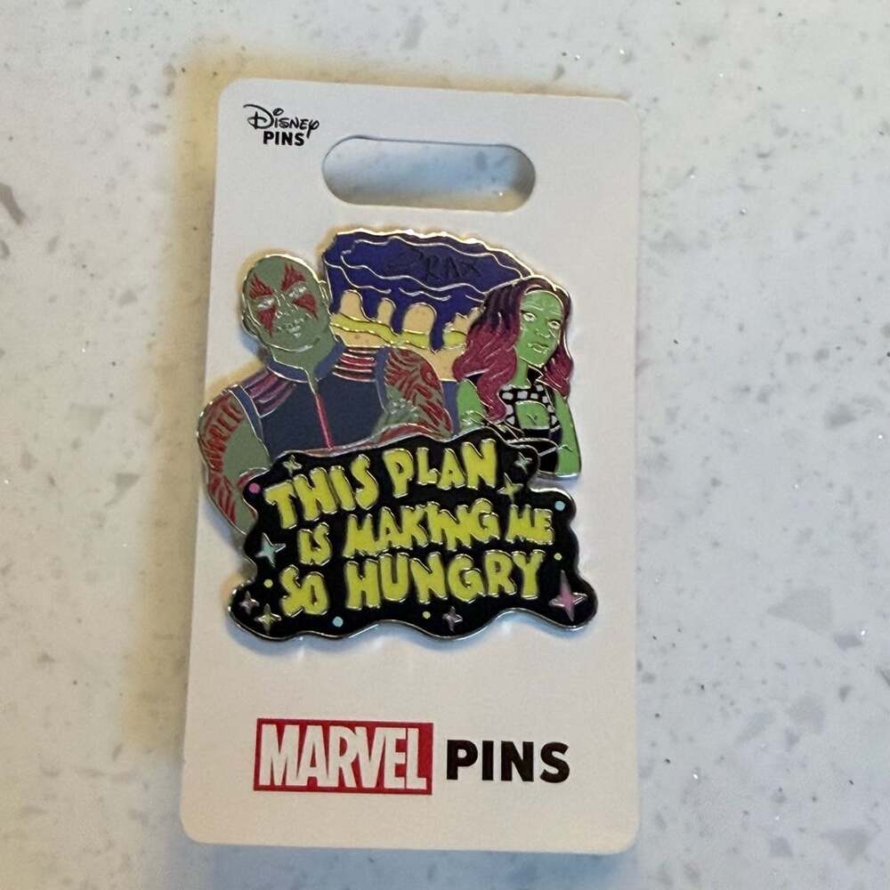Disney Parks Marvel Pins Guardians Of The Galaxy Drax And Gamora